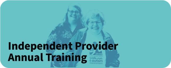 Annual training for independent providers